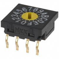 NKK Switches - FR01FC16P-S - SW ROTARY DIP HEX COMP 100MA 5V