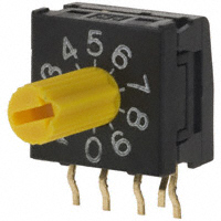 NKK Switches - FR01KC10H-S - SW ROTARY DIP BCD COMP 100MA 5V