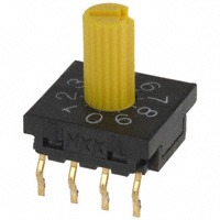 NKK Switches - FR01KC10P-S - SW ROTARY DIP BCD COMP 100MA 5V