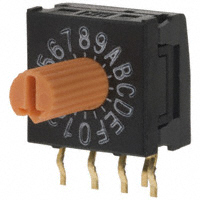 NKK Switches - FR01KR16H-S - SWITCH ROTARY DIP HEX 100MA 5V
