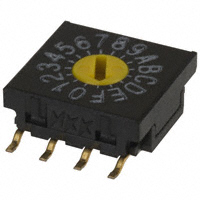 NKK Switches - FR02FC16P-R - SW ROTARY DIP HEX COMP 100MA 5V