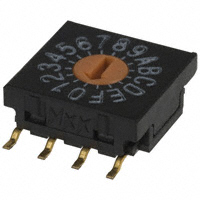 NKK Switches - FR02FR16P-R - SWITCH ROTARY DIP HEX 100MA 5V