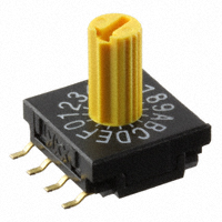 NKK Switches - FR02KC16P-R - SW ROTARY DIP HEX COMP 100MA 5V