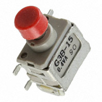 NKK Switches - G3B15AH-R-YC - SWITCH PUSH SPDT 0.4VA 28V