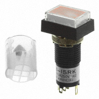 NKK Switches - KB15RKW01-05-JC - SWITCH PUSHBUTTON SPDT 1A 125V