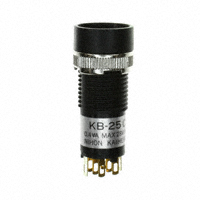 NKK Switches - KB25CKG01 - SWITCH PUSH DPDT 0.4VA 28V