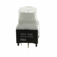 NKK Switches - KP0115ANAKG03CF-1TJB - SWITCH PUSH SPST-NO 0.1A 12V