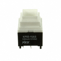 NKK Switches - KP0215ASAKG03CF - SWITCH PUSH SPST-NO 0.1A 12V