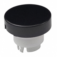 NKK Switches - AT3002A - CAP PUSHBUTTON ROUND BLACK