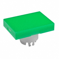 NKK Switches - AT3003FB - CAP PUSHBUTTON RECT GREEN/WHITE