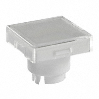 NKK Switches - AT3004JB - CAP PUSHBUTTON SQUARE CLEAR/WHT
