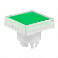 NKK Switches - AT3004JF - CAP PUSHBUTTON SQUARE CLEAR/GRN