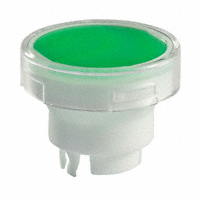 NKK Switches - AT3005JF - CAP PUSHBUTTON ROUND CLEAR/GREEN