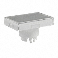 NKK Switches - AT3006JB - CAP PUSHBUTTON RECT CLEAR/WHITE