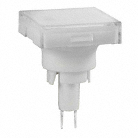 NKK Switches - AT3010CF02JB - CAP PUSHBUTTON SQUARE CLEAR/WHT