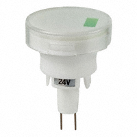 NKK Switches - AT3011F24JB - CAP PUSHBUTTON ROUND CLEAR/WHITE
