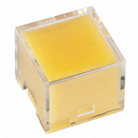 NKK Switches - AT3022JD - CAP PUSHBUTTON SQUARE CLR/AMBER