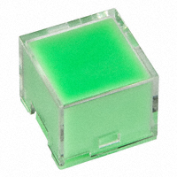 NKK Switches - AT3022JF - CAP PUSHBUTTON SQUARE CLEAR/GRN