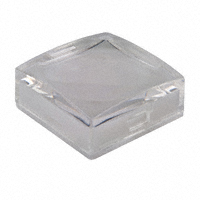 NKK Switches - AT3073JB - CAP PUSHBUTTON SQUARE CLEAR/WHT
