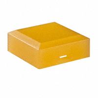 NKK Switches - AT3075D - CAP PUSHBUTTON SQUARE AMBER
