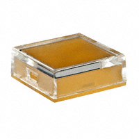 NKK Switches - AT3076JD - CAP PUSHBUTTON SQUARE CLR/AMBER