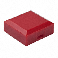 NKK Switches - AT3077C - CAP PUSHBUTTON SQUARE RED