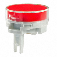 NKK Switches - AT4013JC - CAP PUSHBUTTON ROUND CLEAR/RED
