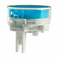 NKK Switches - AT4013JG - CAP PUSHBUTTON ROUND CLEAR/BLUE