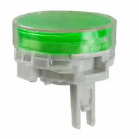 NKK Switches - AT4014JF - CAP PUSHBUTTON ROUND CLEAR/GREEN