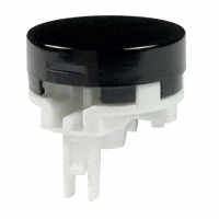 NKK Switches - AT4017A - CAP PUSHBUTTON ROUND BLACK
