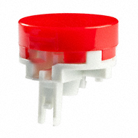 NKK Switches - AT4017C - CAP PUSHBUTTON ROUND RED