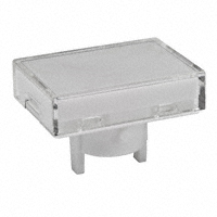 NKK Switches - AT4022JB - CAP PUSHBUTTON RECT CLEAR/WHITE