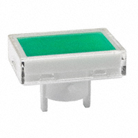 NKK Switches - AT4022JF - CAP PUSHBUTTON RECT CLEAR/GREEN