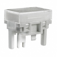 NKK Switches - AT4027JB - CAP PUSHBUTTON RECT CLEAR/WHITE