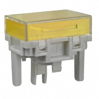 NKK Switches - AT4028JD - CAP PUSHBUTTON RECT CLEAR/AMBER