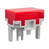 NKK Switches - AT4030C - CAP PUSHBUTTON RECTANGULAR RED