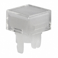 NKK Switches - AT4031JB - CAP PUSHBUTTON SQUARE CLEAR/WHT