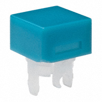NKK Switches - AT4035G - CAP PUSHBUTTON SQUARE BLUE