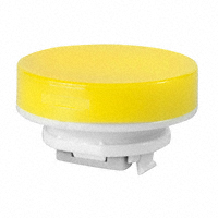 NKK Switches - AT4054EJ - CAP PUSHBUTTON ROUND YELLOW