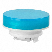 NKK Switches - AT4054GJ - CAP PUSHBUTTON ROUND BLUE