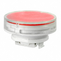 NKK Switches - AT4055JC - CAP PUSHBUTTON ROUND CLEAR/RED