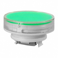 NKK Switches - AT4055JF - CAP PUSHBUTTON ROUND CLEAR/GREEN