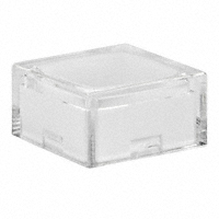 NKK Switches - AT4060JB - CAP TACTILE SQUARE CLEAR/WHITE