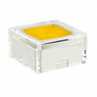 NKK Switches - AT4060JE - CAP TACTILE SQUARE CLEAR/YELLOW