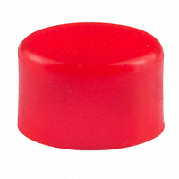NKK Switches - AT4063C - CAP PUSHBUTTON ROUND RED