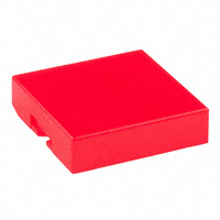 NKK Switches - AT4074C - CAP PUSHBUTTON SQUARE CLEAR/RED