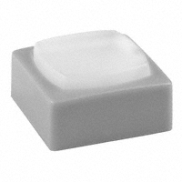 NKK Switches - AT4076BH - CAP TACTILE SQUARE WHITE/GRAY