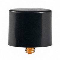 NKK Switches - AT407A - CAP PUSHBUTTON ROUND BLACK