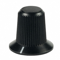 NKK Switches - AT4103A - SWITCH KNOB SMALL ROTARY BLACK