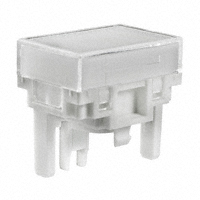 NKK Switches - AT4130JB - CAP PUSHBUTTON RECT CLEAR/WHITE